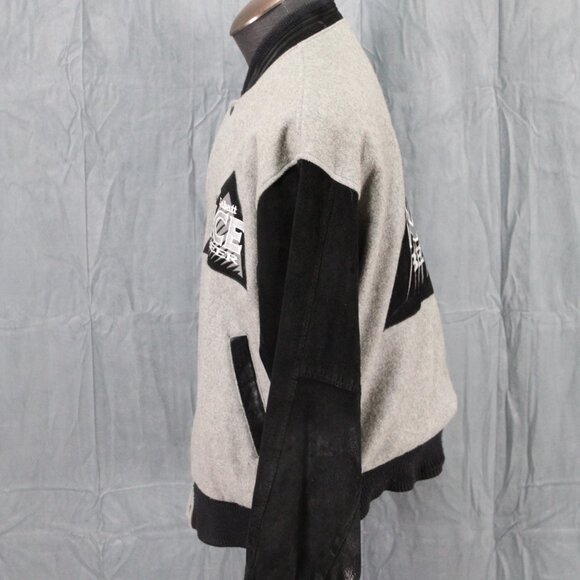 Vintage Beer Jacket - Labatt Ice Letterman Jacket - Men's Large - Picture 4 of 9